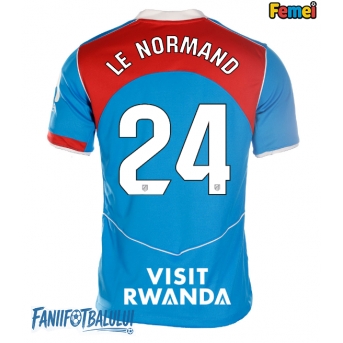 Atletico Madrid Robin Le Normand #24 Tricou Fotbal Replică 2025-26 Femei Treilea